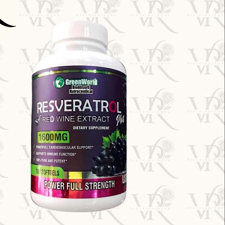 Resveratrol X 100 Capsulas Blanco
