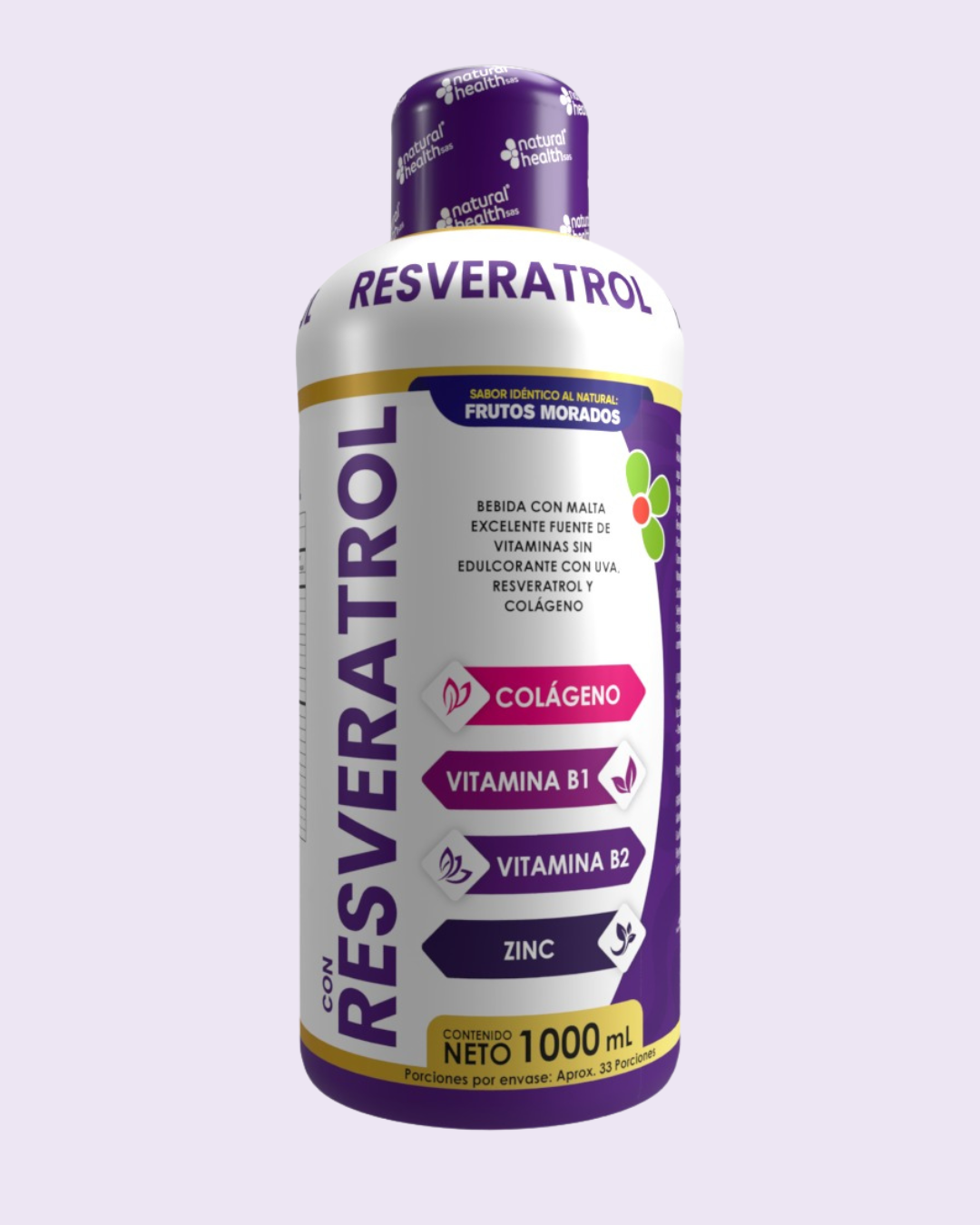 Resveratrol Liquido X1000ml Con Invima